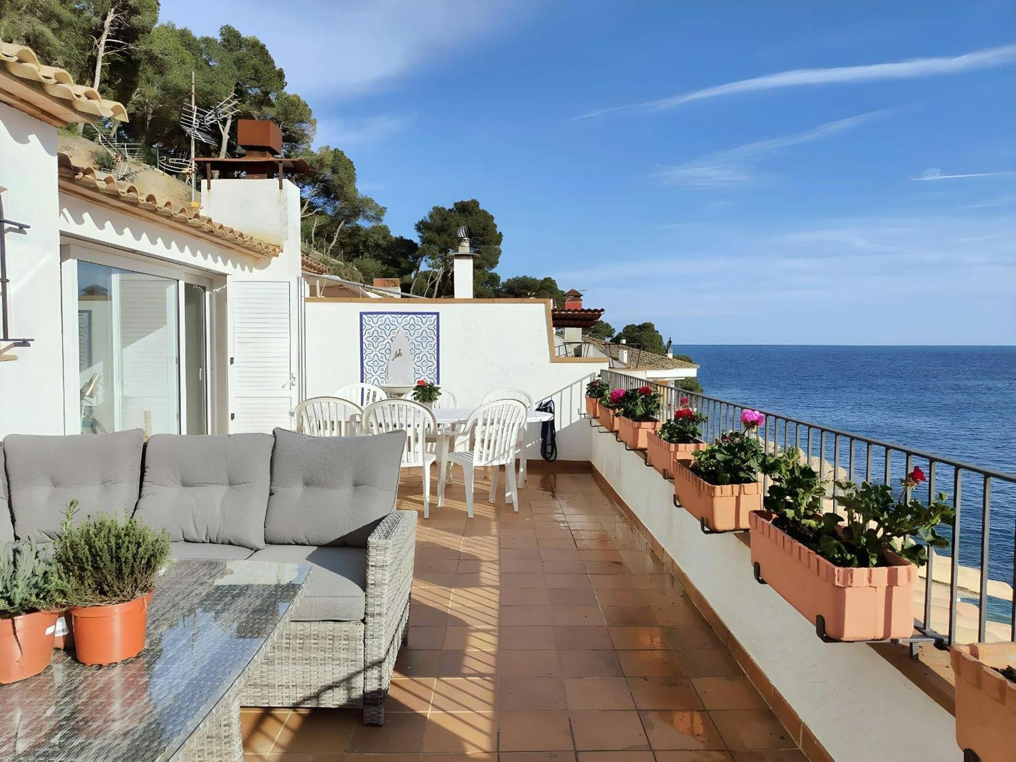 Tamariu Platja - Penthouse On Passeig Del Mar. Apartamento Exterior foto