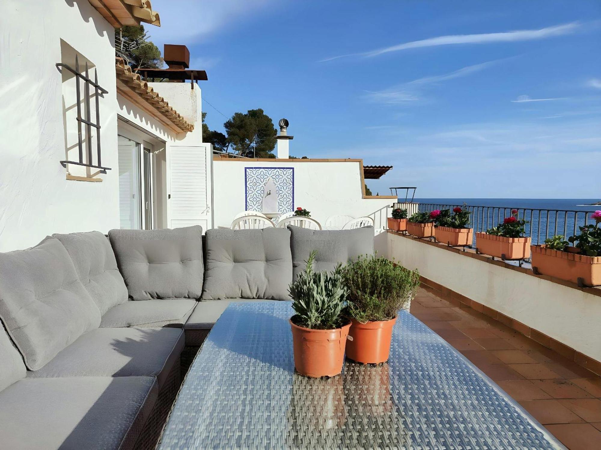 Tamariu Platja - Penthouse On Passeig Del Mar. Apartamento Exterior foto