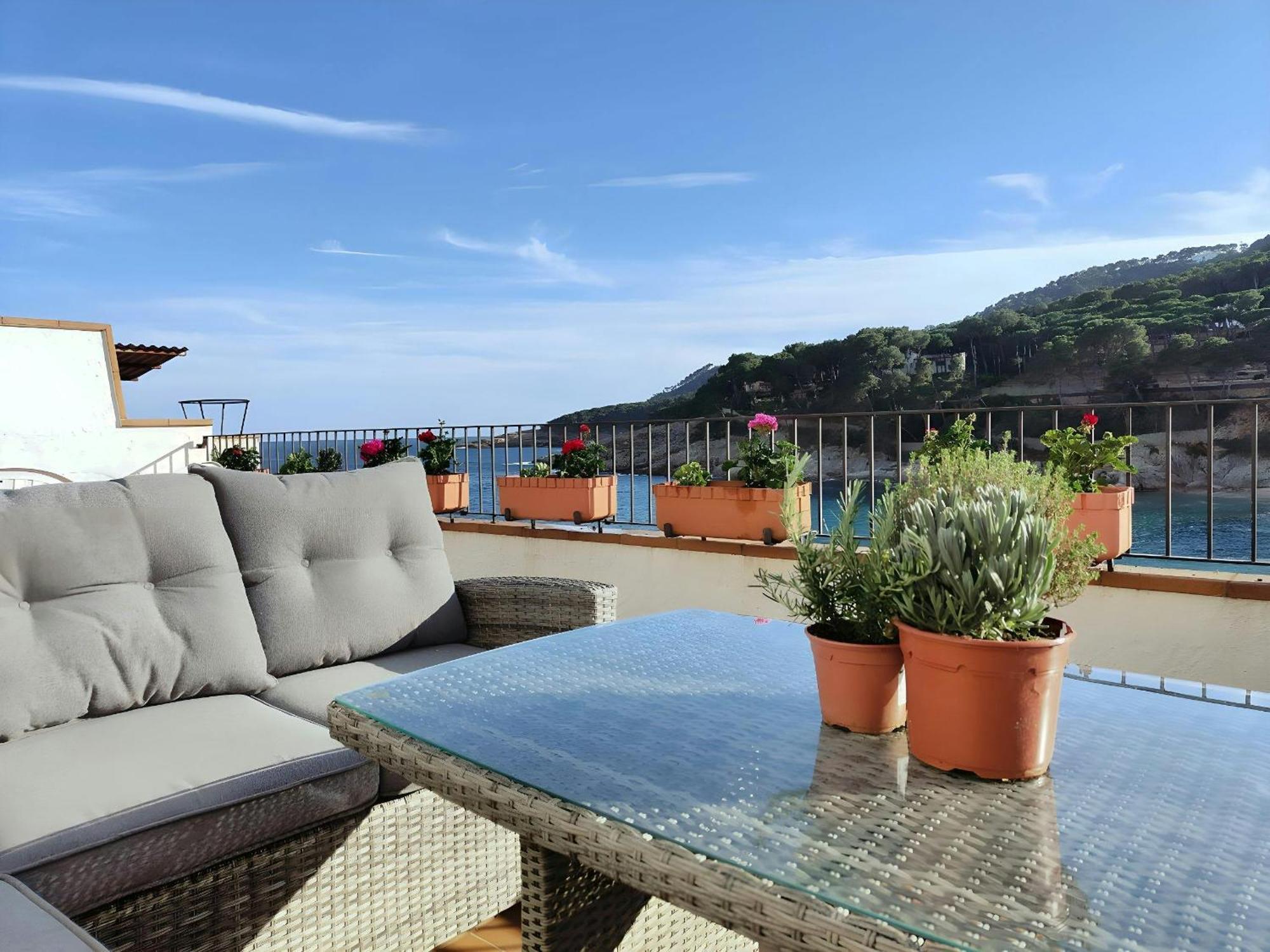 Tamariu Platja - Penthouse On Passeig Del Mar. Apartamento Exterior foto